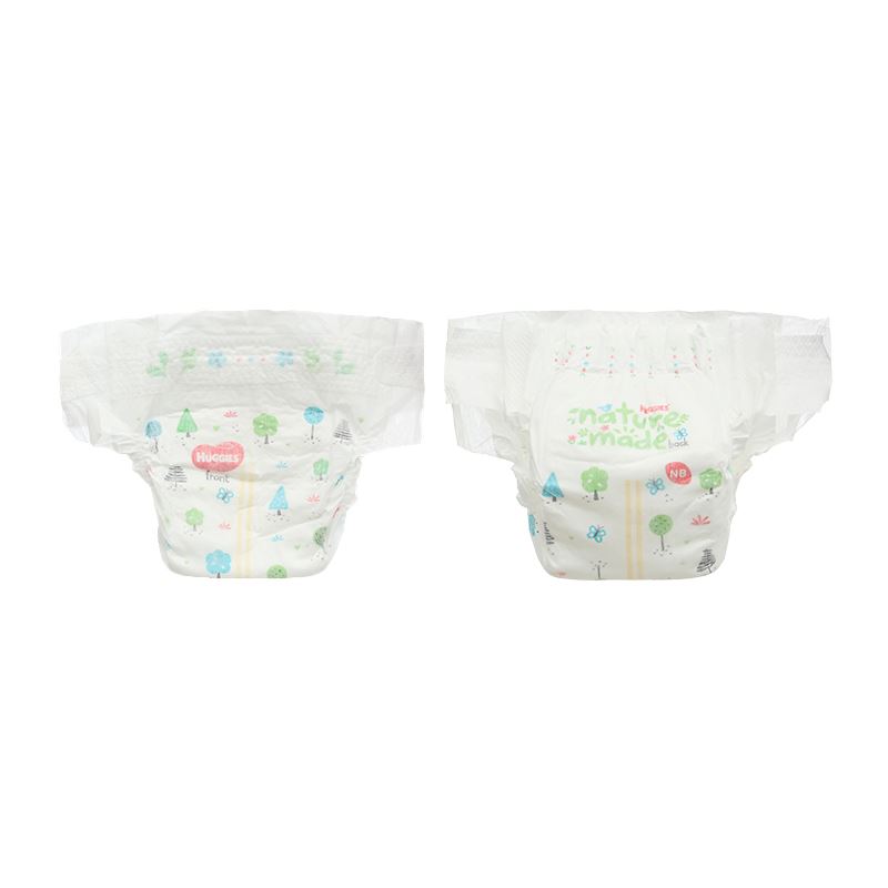 Combo 2 tã dán Huggies Platinum nature made siêu cao cấp size NB 60 miếng/bịch (Dưới 5 kg) - Giao bao bì ngẫu nhiên 8