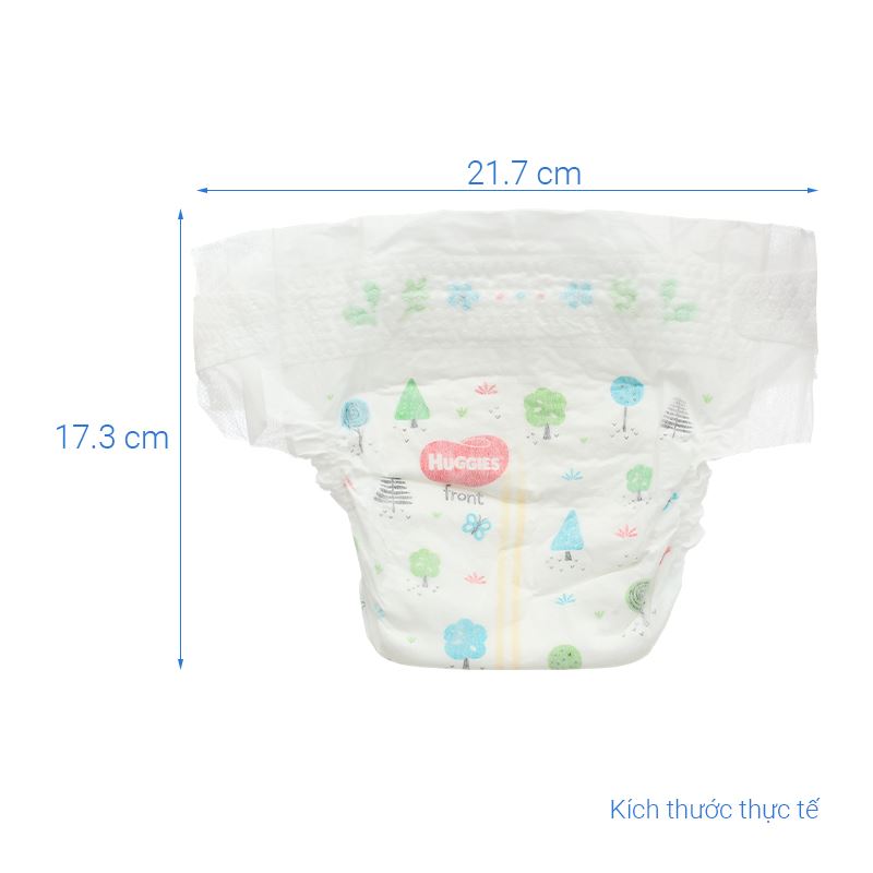 Combo 2 tã dán Huggies Platinum nature made siêu cao cấp size NB 60 miếng/bịch (Dưới 5 kg) - Giao bao bì ngẫu nhiên 9