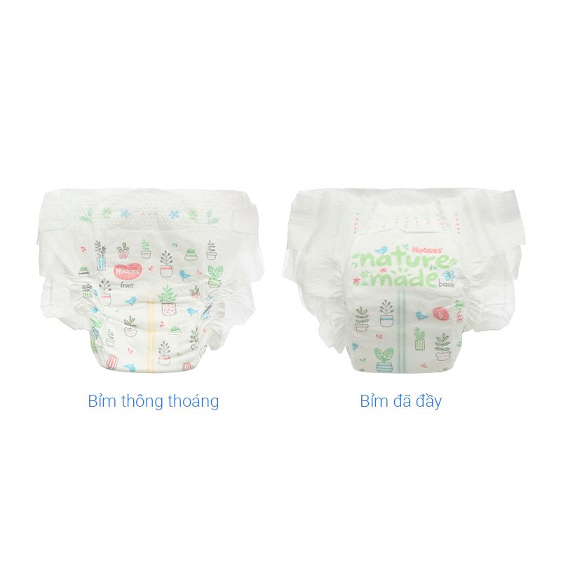 Combo 4 tã dán Huggies Platinum nature made siêu cao cấp size L 54 miếng (9 - 14 kg) - Giao bao bì ngẫu nhiên 40