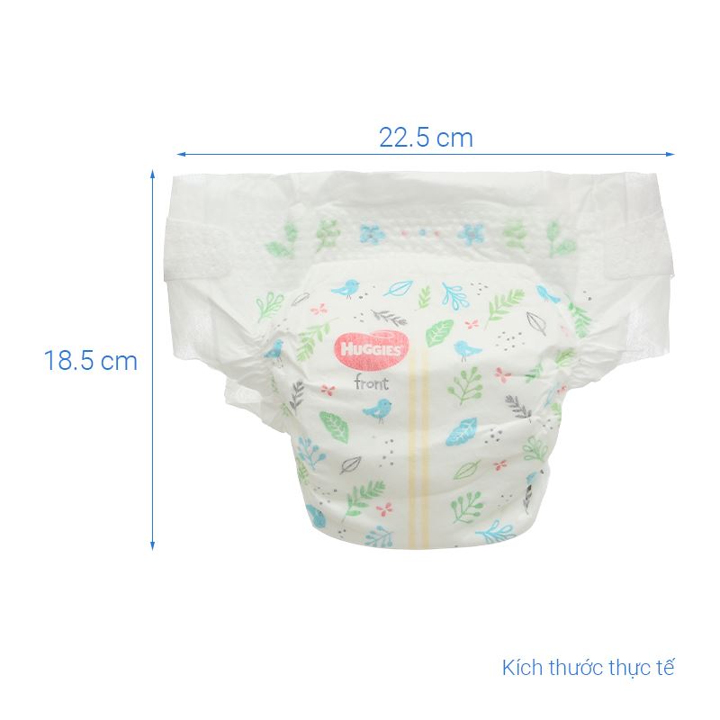 Combo 2 tã dán Huggies Platinum nature made siêu cao cấp size S 82 miếng/bịch (4 - 8 kg) - Giao bao bì ngẫu nhiên 5