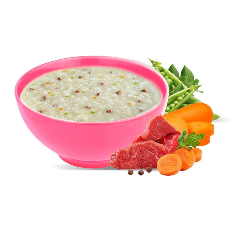Combo 3 gói cháo tươi SG Food Baby vị bò, đậu Hà Lan và cà rốt 240g (từ 7 tháng) 4