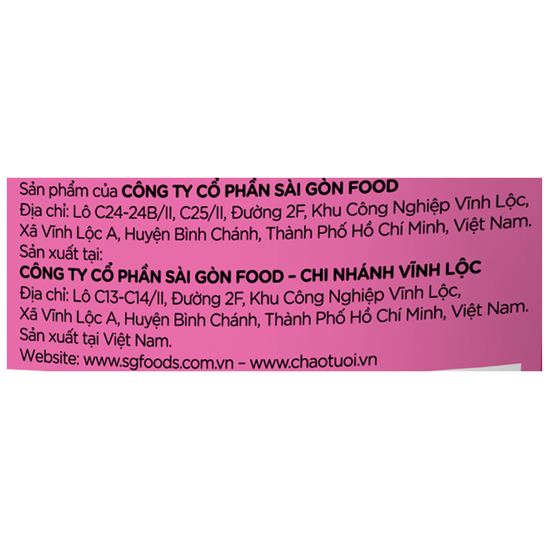 Combo 3 gói cháo tươi SG Food Baby vị bò, đậu Hà Lan và cà rốt 240g (từ 7 tháng) 6