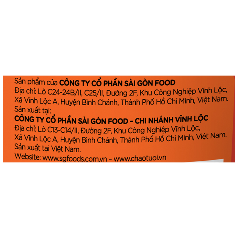 Combo 3 gói cháo tươi SG Food Baby vị gà, cà rốt 240g (từ 7 tháng) 6