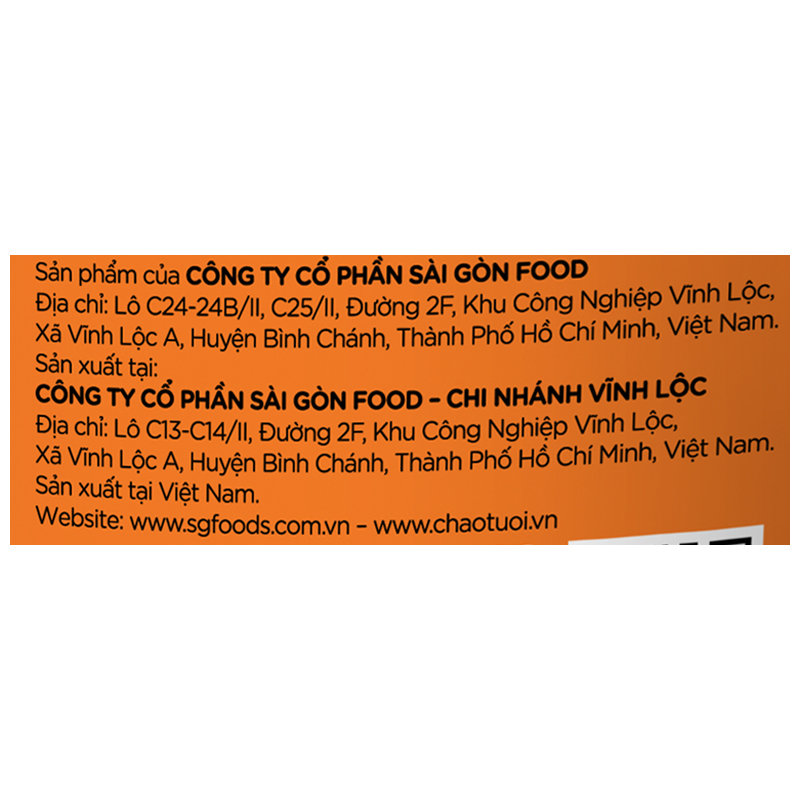 Combo 3 gói cháo tươi SG Food Baby vị lươn, đậu xanh 240g (từ 7 tháng) 6