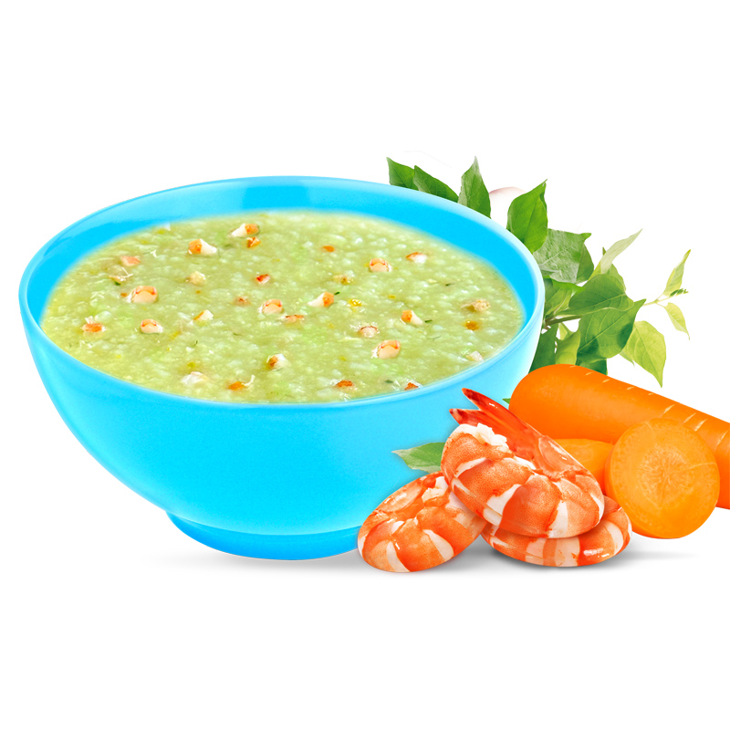 Combo 3 gói cháo tươi SG Food Baby vị tôm, rau ngót Nhật và cà rốt 240g (từ 7 tháng) 4