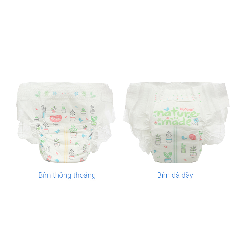 Combo 3 tã dán Huggies Platinum nature made siêu cao cấp size L 54 miếng/bịch (9 - 14 kg) - Giao bao bì ngẫu nhiên 14