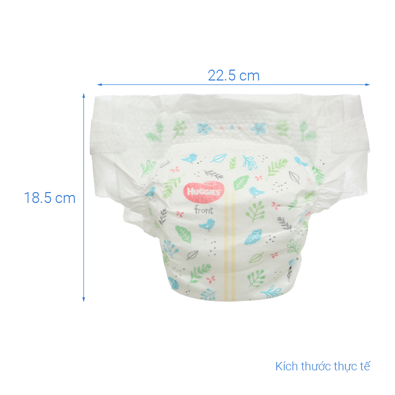 Combo 3 tã dán Huggies Platinum nature made siêu cao cấp size S 82 miếng/bịch (4 - 8 kg) - Giao bao bì ngẫu nhiên 9