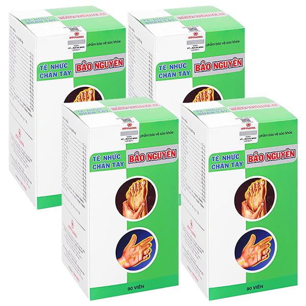Combo 4 hộp Thực phẩm bảo vệ sức khoẻ: Tê nhức chân tay Bảo Nguyên