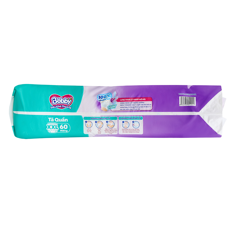 Combo 2 tã quần Bobby size XXL 60 miếng (15 - 25 kg) - Giao bao bì ngẫu nhiên 23