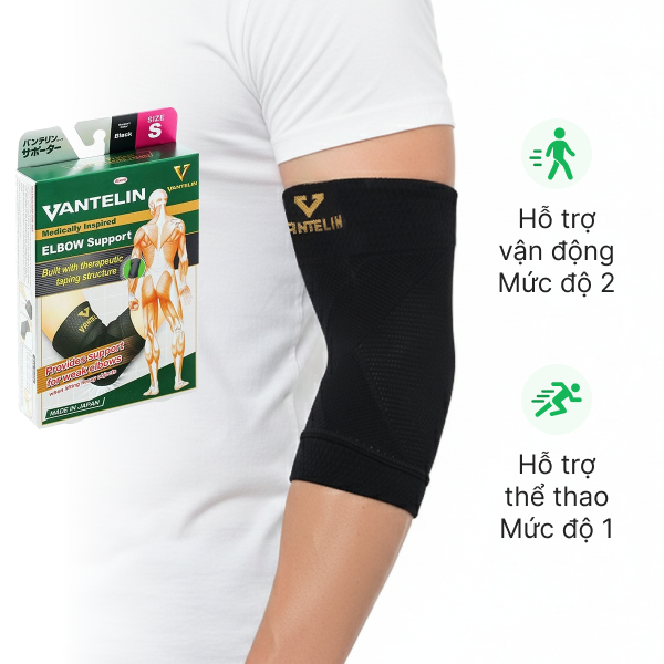 Đai bảo vệ khuỷu tay Vantelin Elbow Support size S