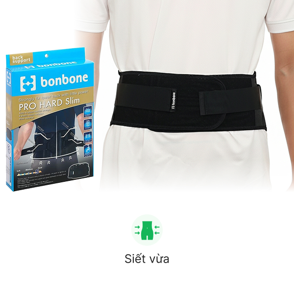 Đai lưng - cột sống Bonbone Pro Hard Slim size S