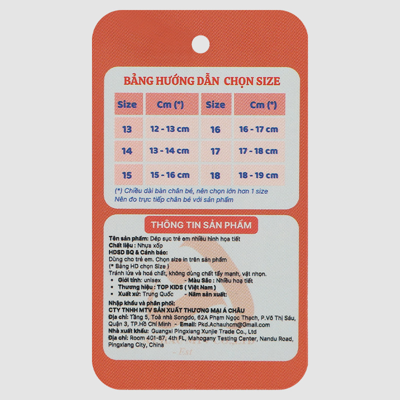 Dép sục cho bé Á Châu Avakids AC84 màu trắng - hồng 10