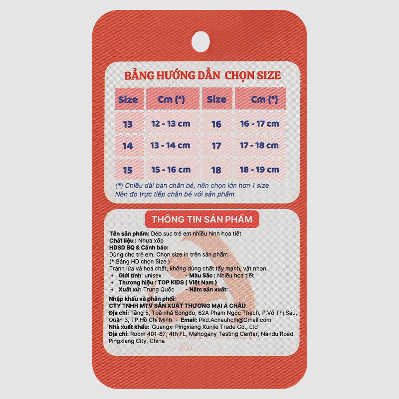 Dép sục cho bé Á Châu Avakids AC85 màu trắng - hồng 10
