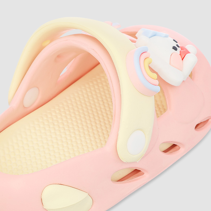Dép sục cho bé Á Châu Avakids AC86 màu hồng - vàng 7