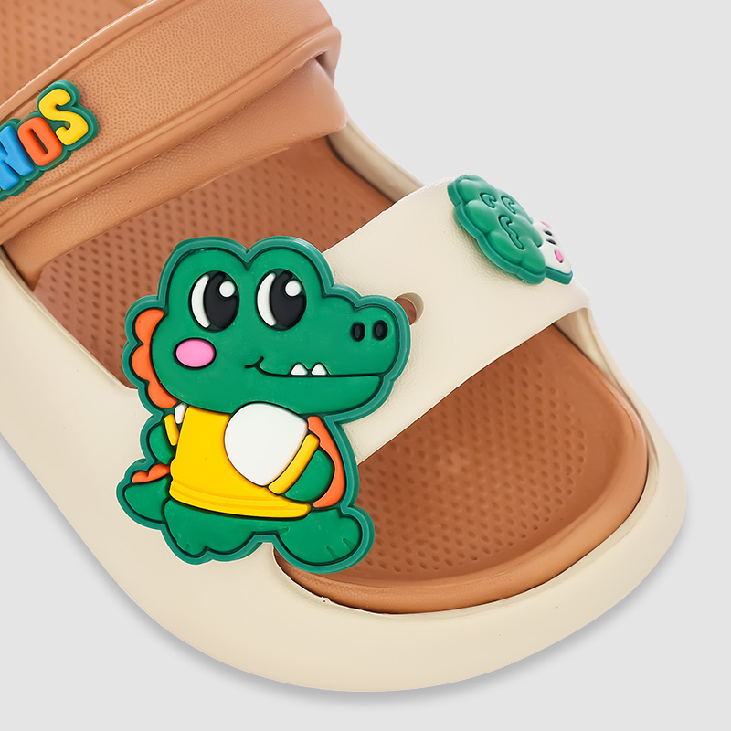 Dép sục cho bé Á Châu Avakids AC88 màu nâu - be 5