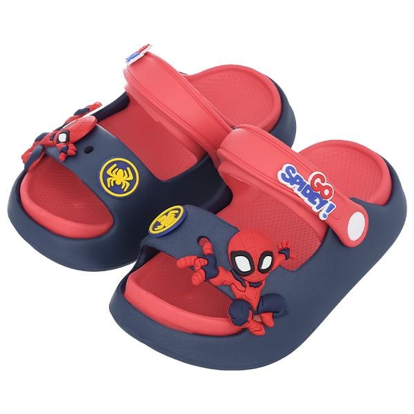 Dép sục Á Châu Avakids AC89 màu xanh - đỏ