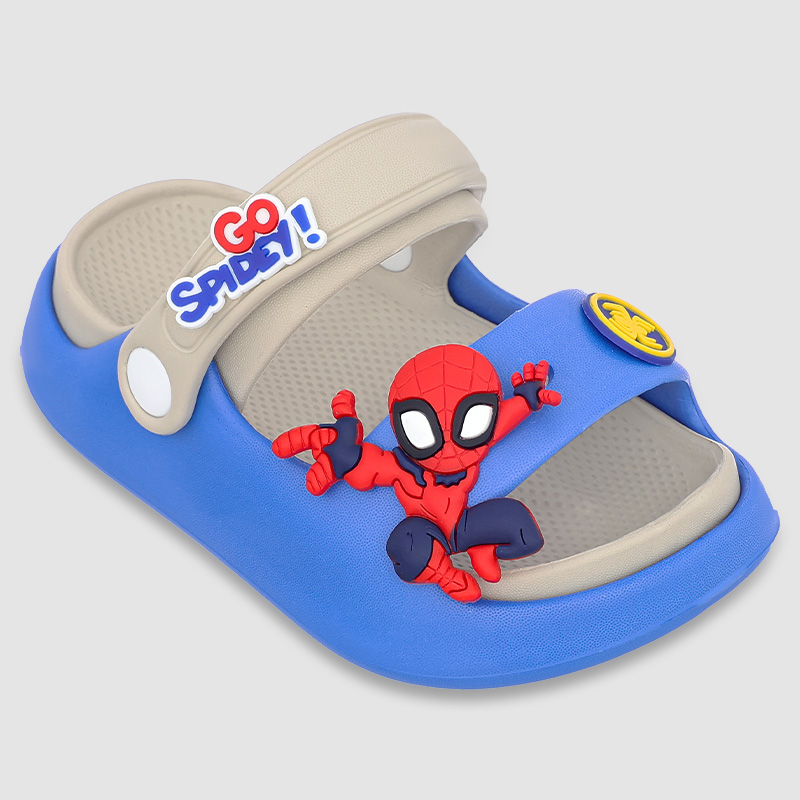 Dép sục cho bé Á Châu Avakids AC89 màu xanh - đỏ 12