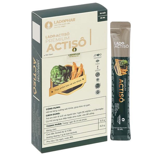 Lado Actisô Premium Actisô hỗ trợ bảo vệ gan