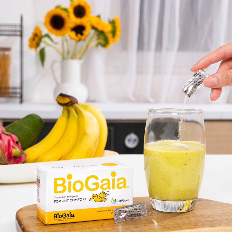 Thực phẩm bảo vệ sức khỏe BioGaia Protectis Minipack hỗ trợ cải thiện hệ vi sinh đường ruột, 30 gói dạng bột (từ 3 tháng) 7