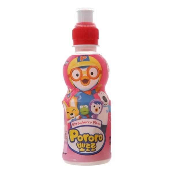 Combo 4 chai nước trái cây Pororo vị dâu 235 ml (từ 3 tuổi) - AVAKids.com