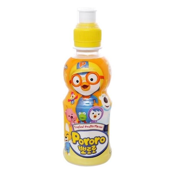 Combo 4 chai nước trái cây Pororo vị trái cây 235 ml (từ 3 tuổi) - AVAKids.com