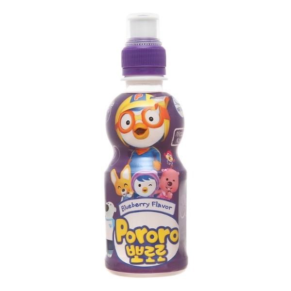 Combo 4 chai nước trái cây Pororo vị việt quất 235 ml (từ 3 tuổi) - AVAKids.com