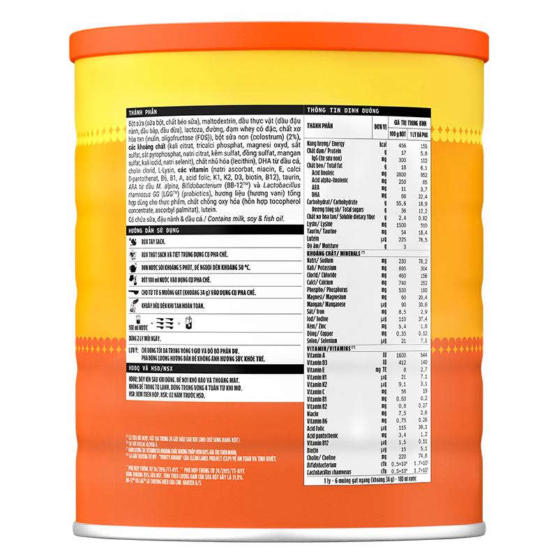 Sữa bột Dielac Gold số 4 (sữa non) hương vani 1.4 kg (2 - 6 tuổi) - Giao bao bì ngẫu nhiên 5