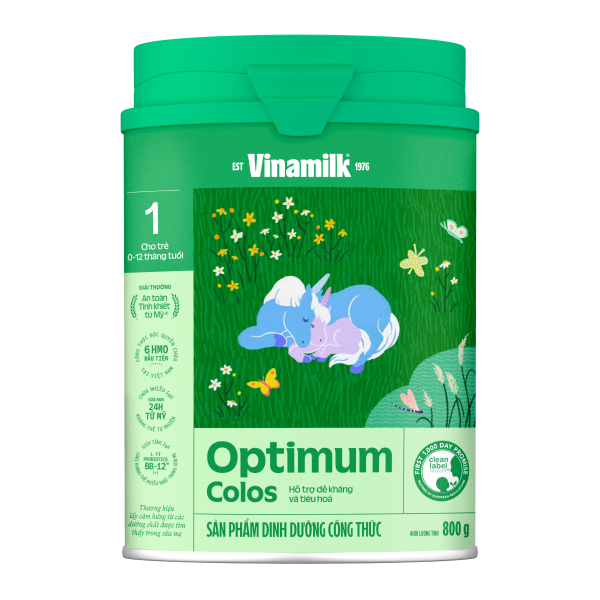 Sữa bột Optimum Colos 1 800g (0 - 12 tháng), giá tốt - AVAKids.com