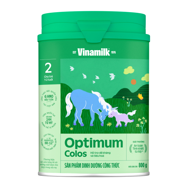 Sữa bột Optimum Colos 2 800g (1 - 2 tuổi), giá tốt - AVAKids.com
