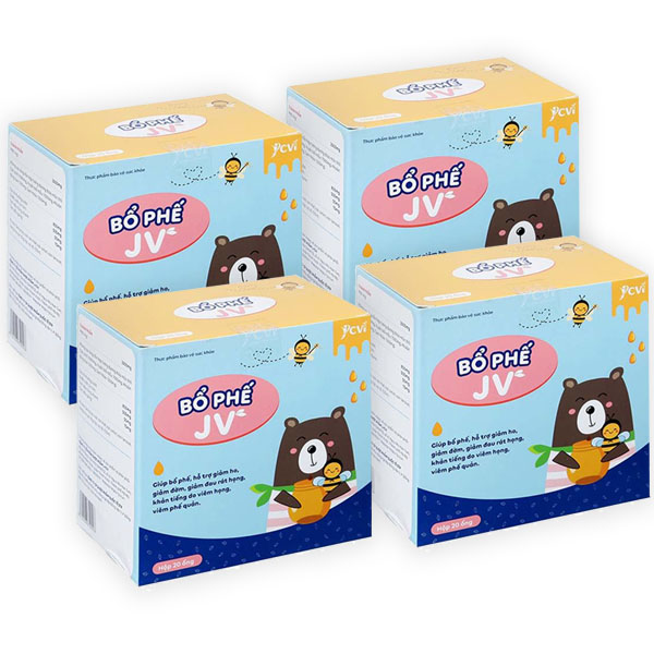 Combo 4 hộp Bổ Phế Jv 10ml hộp 20 ống