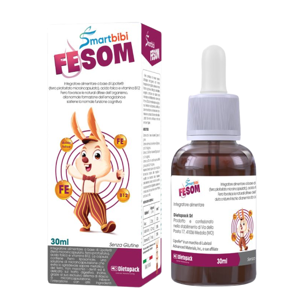 Sắt Smartbibi Fesom hỗ trợ hấp thu cho bé dạng nhỏ giọt 30 ml - AVAKids.com