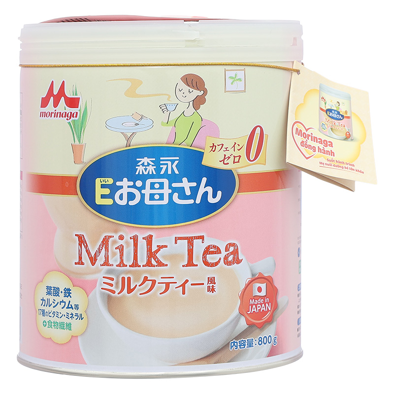 Sữa bầu Morinaga hương trà sữa thanh nhạt 800g 2