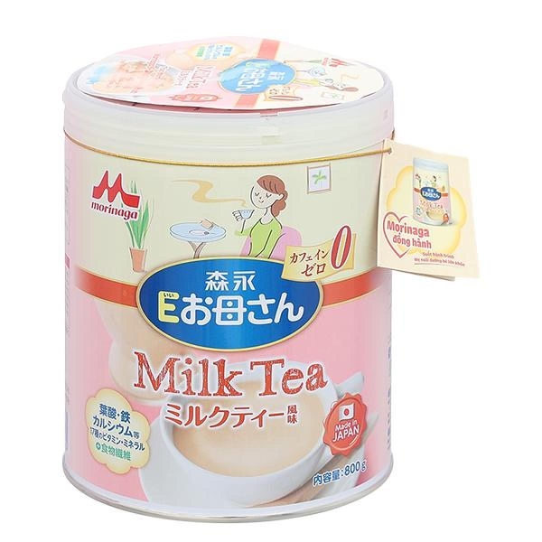 Sữa bầu Morinaga hương trà sữa thanh nhạt 800g - AVAKids.com