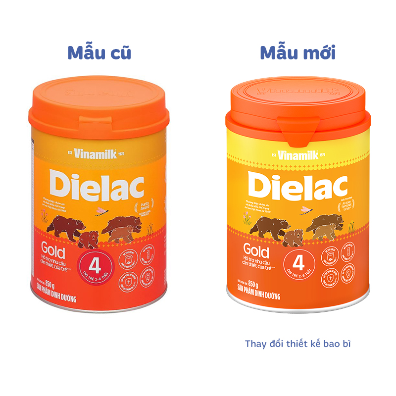 Sữa bột Dielac Gold số 4 (sữa non) hương vani 1.4 kg (2 - 6 tuổi) - Giao bao bì ngẫu nhiên 11
