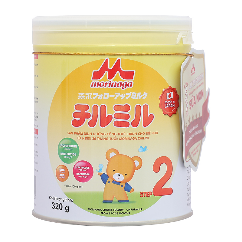 Sữa bột Morinaga Follow-up Formula Chilmil số 2 320g (6 - 36 tháng) 2