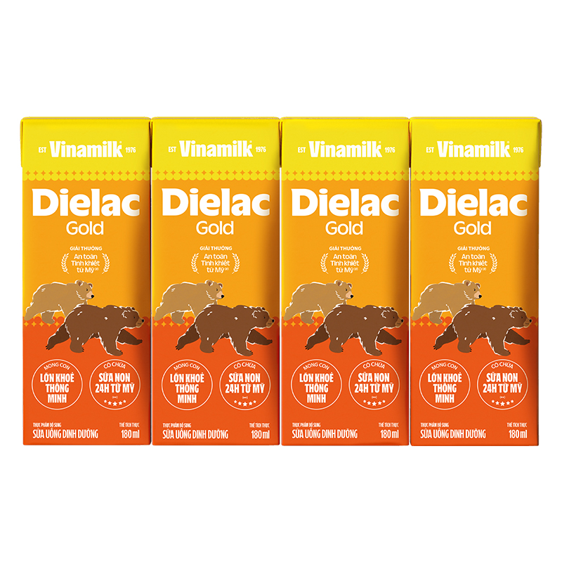 Thùng 48 hộp sữa non pha sẵn Dielac Gold 180 ml (từ 1 tuổi) 5