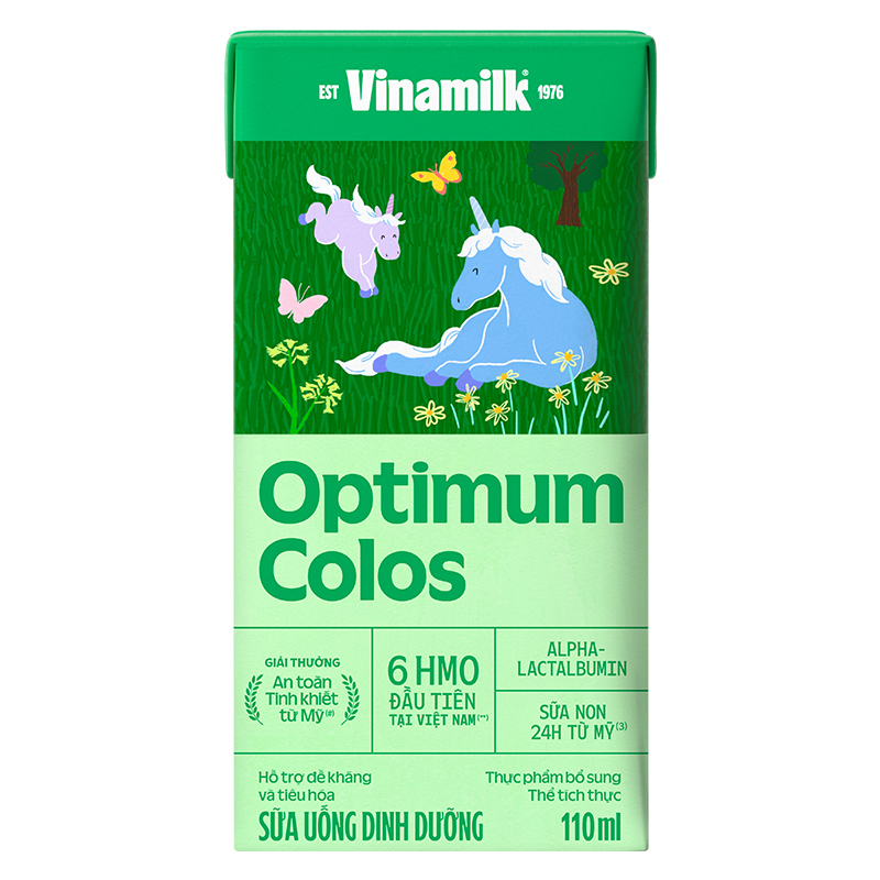 Lốc 4 hộp sữa non pha sẵn Optimum Colos 110 ml (từ 1 tuổi) - Giao mẫu ngẫu nhiên 5