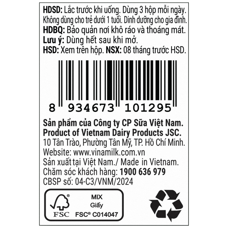 Lốc 4 hộp sữa non pha sẵn Optimum Colos 110 ml (từ 1 tuổi) - Giao mẫu ngẫu nhiên 25