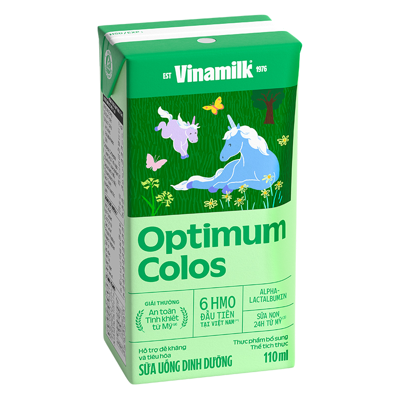 Lốc 4 hộp sữa non pha sẵn Optimum Colos 110 ml (từ 1 tuổi) - Giao mẫu ngẫu nhiên 17