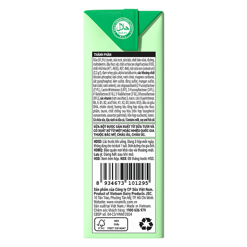 Lốc 4 hộp sữa non pha sẵn Optimum Colos 110 ml (từ 1 tuổi) - Giao mẫu ngẫu nhiên 22