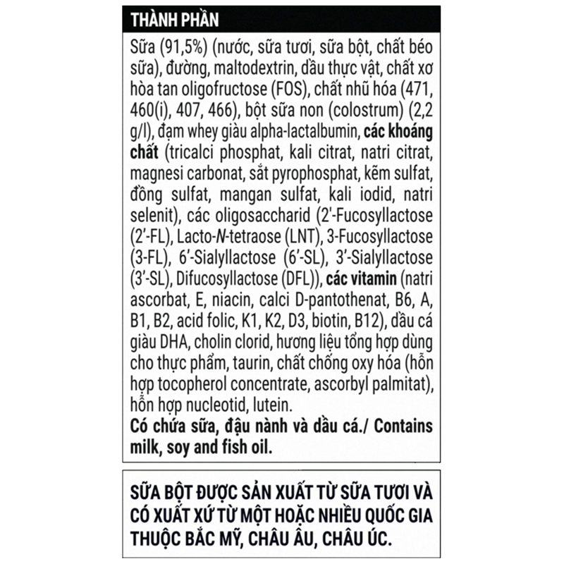Lốc 4 hộp sữa non pha sẵn Optimum Colos 180 ml (từ 1 tuổi) - Giao bao bì ngẫu nhiên 24