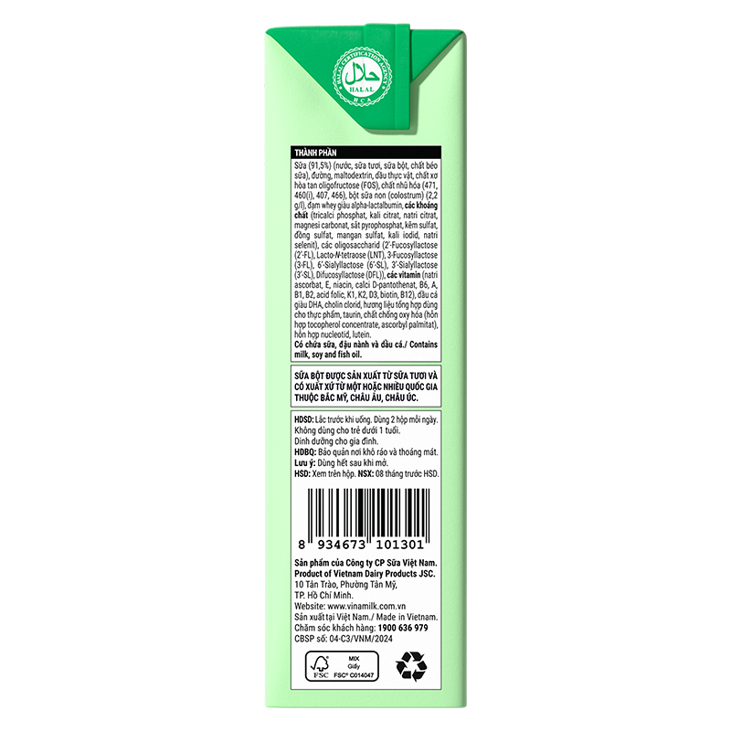 Lốc 4 hộp sữa non pha sẵn Optimum Colos 180 ml (từ 1 tuổi) - Giao bao bì ngẫu nhiên 22