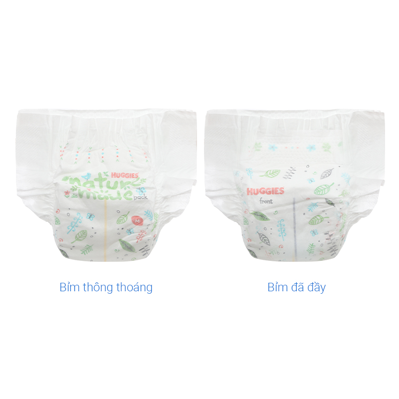 Combo 4 tã dán Huggies Platinum nature made siêu cao cấp size M 64 miếng (6 - 11 kg) - Giao bao bì ngẫu nhiên 22