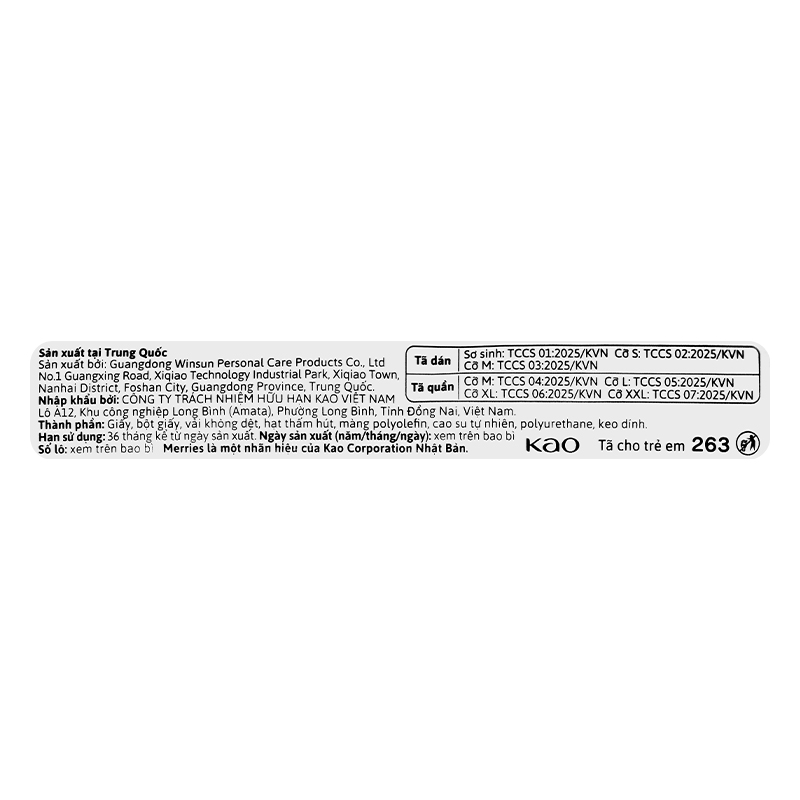 Tã dán Merries First Premium size M 48 miếng (6 - 11 kg) 34