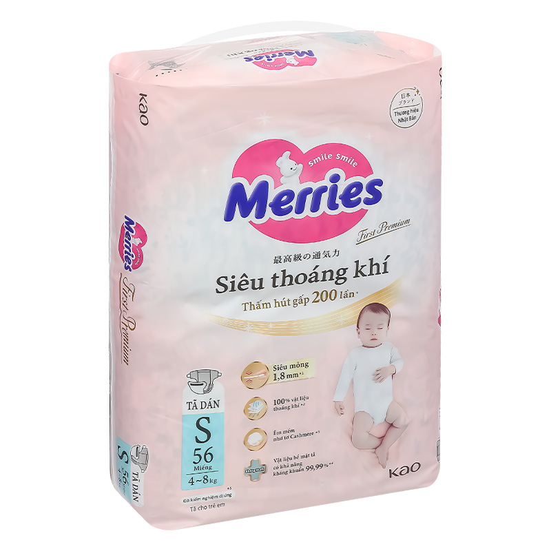 Tã dán Merries First Premium size M 48 miếng (6 - 11 kg) 31