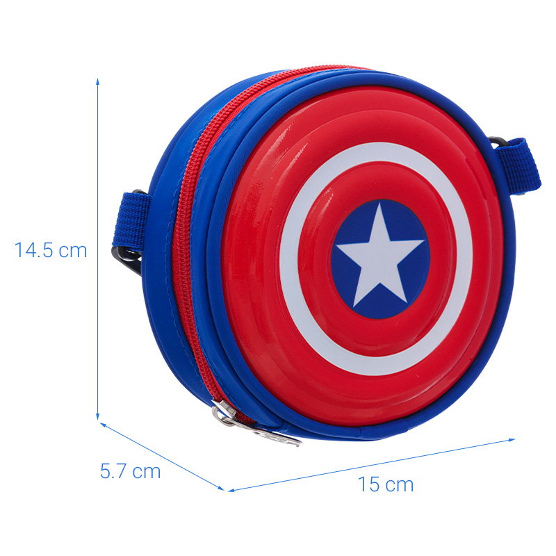 Túi đeo cho bé mẫu giáo 3L khiên Captain 02TXA đỏ 9