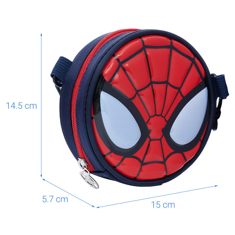 Túi đeo cho bé mẫu giáo 3L người nhện Spiderman 02TXB đỏ 9