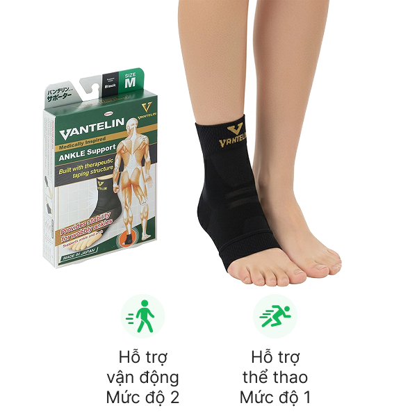 Đai bảo vệ cổ chân Vantelin Ankle Support size M