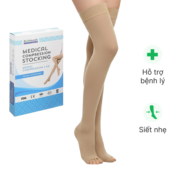 Vớ đùi y khoa Biohealth Compression I AG size L