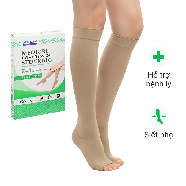 Vớ gối y khoa Biohealth Compression I AD size L